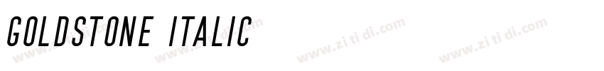 Goldstone Italic字体转换 Goldstone Italic字体转换